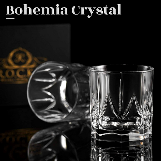 Kryształowe kieliszki do whisky - zestaw 2 szklanek imperialnych (12 uncji)