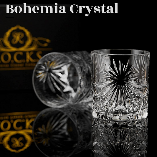 Kryształowe kieliszki do whisky - zestaw 2 szklanek Soleil (10,7 uncji)